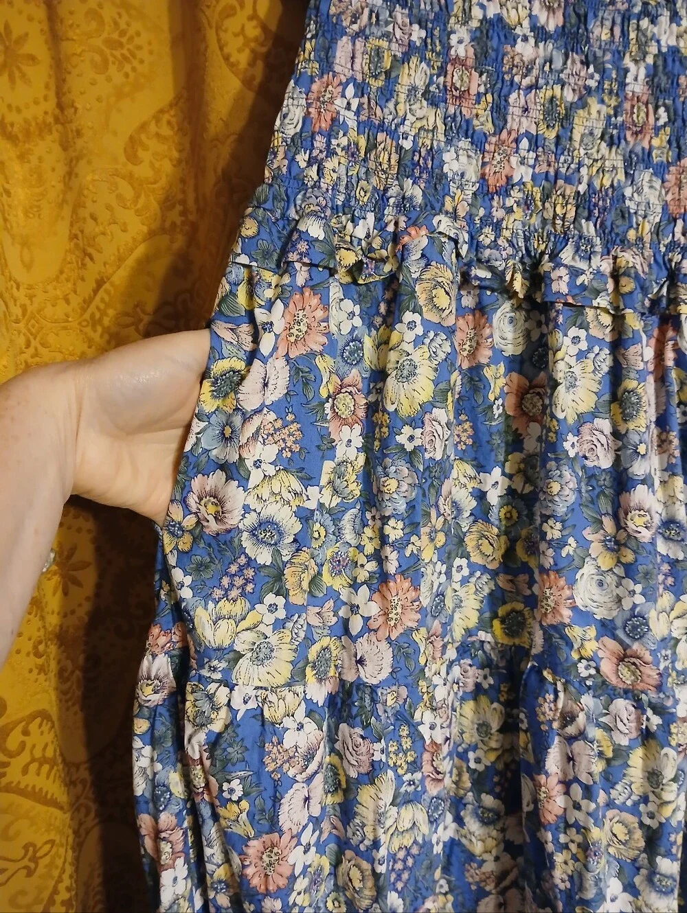Cotton Floral 1XL Dress - Picture 4 of 10